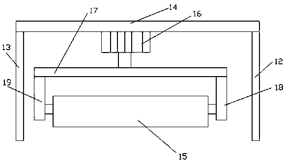 Cocoon laying device of hot air cocoon drying machine