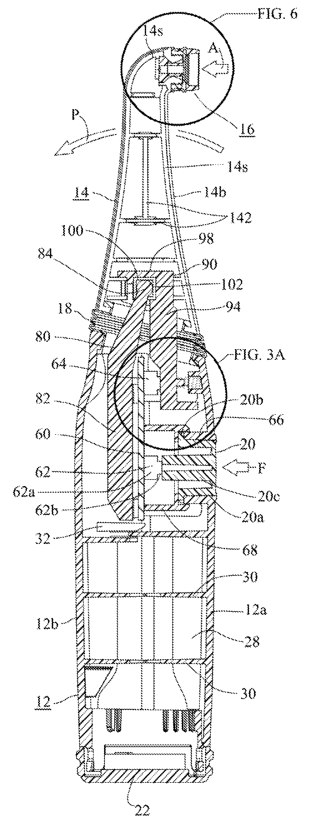 Hand-held tooth whitening instrument with applicator reservoir for whitening composition and methods of using same