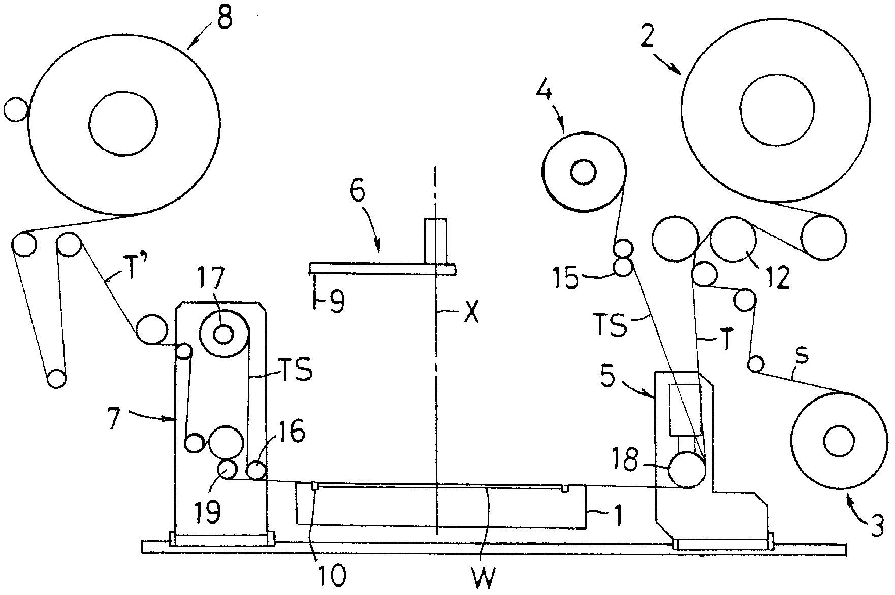 Method for adhering protection tape