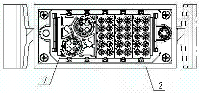 A heavy-duty connector for internal and external wiring of electrical panels