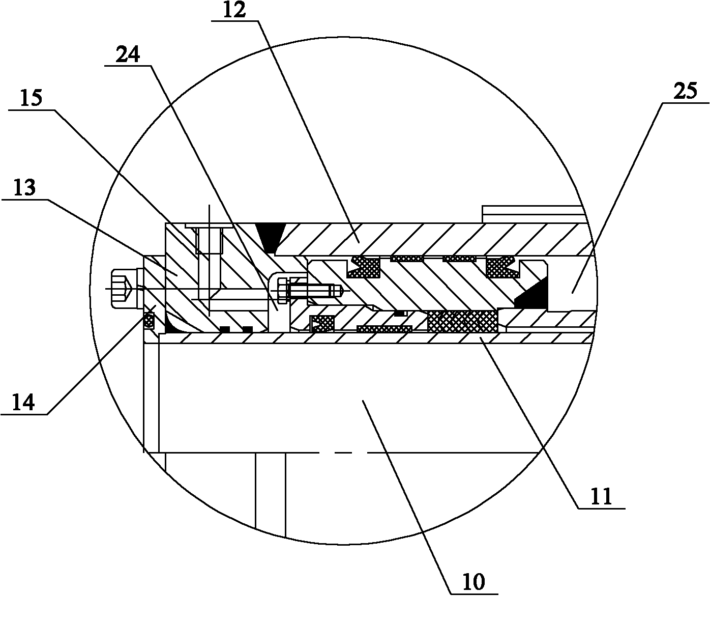 Water tower fire truck as well as roof fire water monitor lifting device and telescoping cylinder thereof