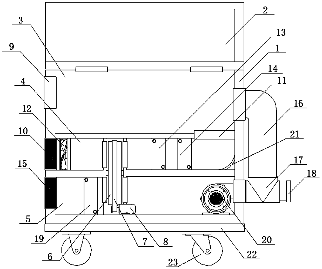 Portable constant-temperature and constant-humidity drying equipment