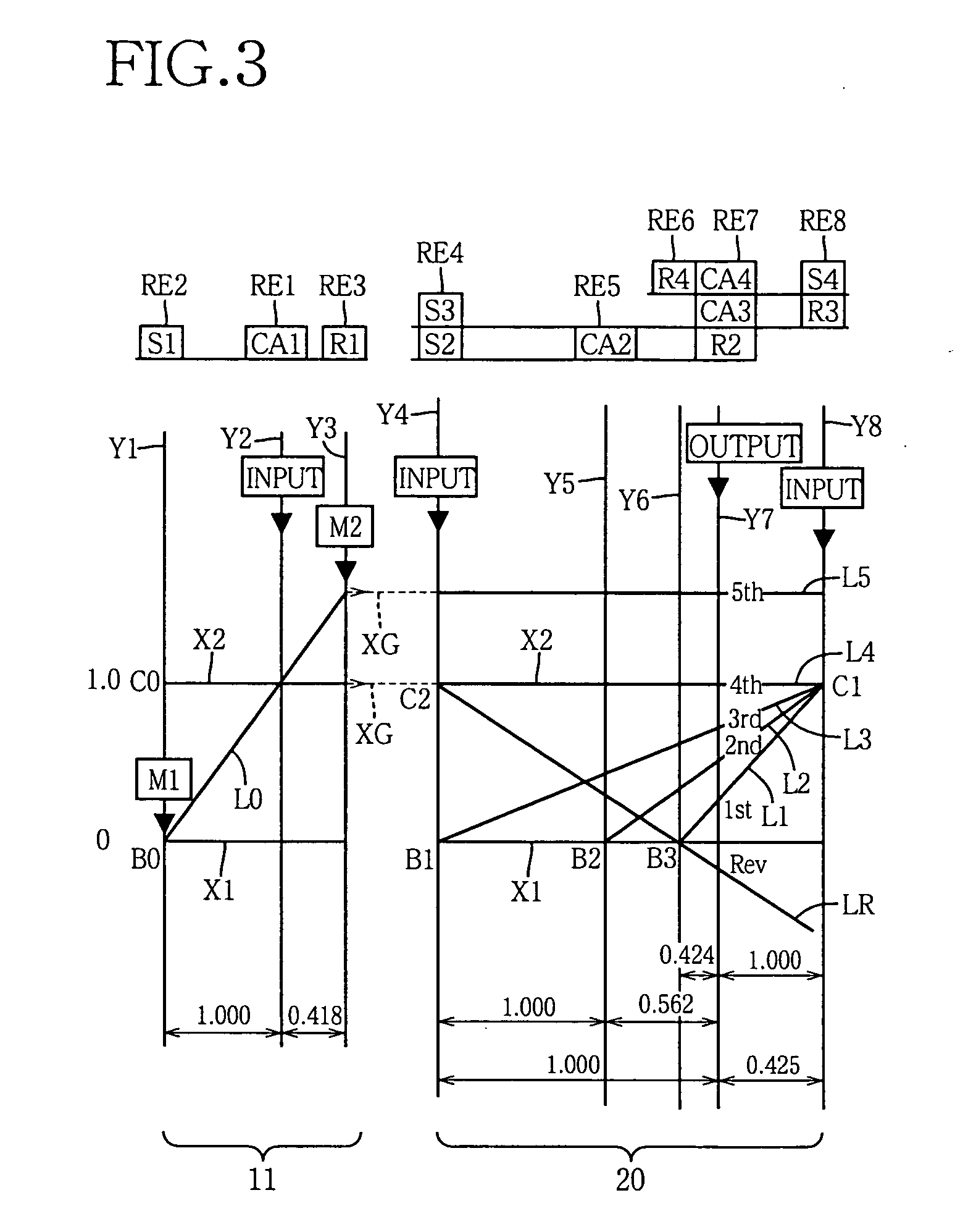 Control device for vehicular drive system