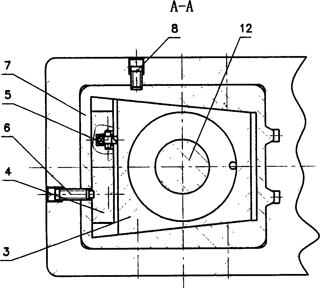 Fine punching mold frame