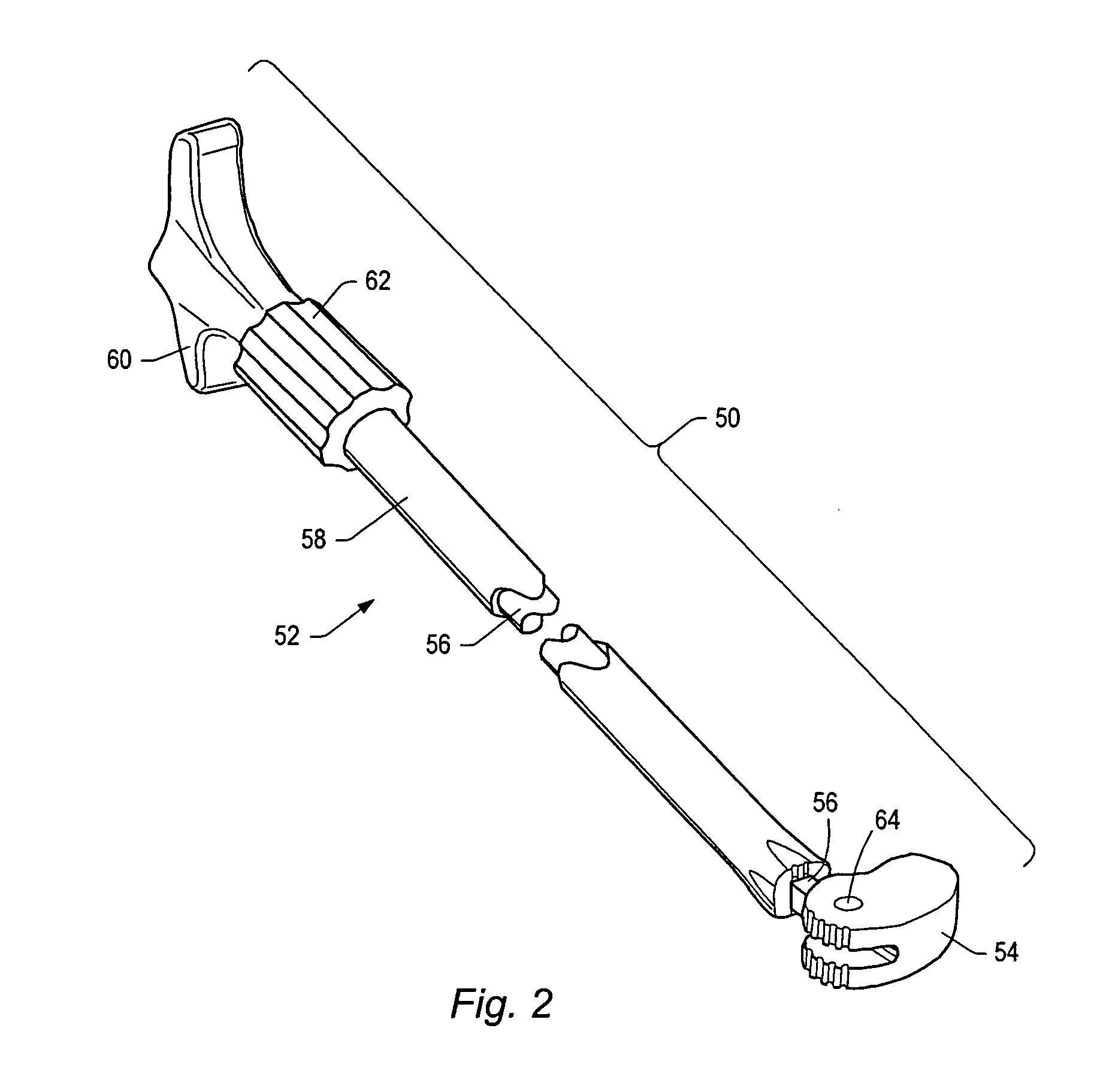 Variable angle spinal surgery instrument