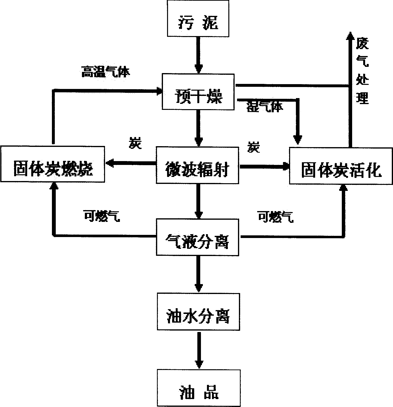 Method for preparing biodiesel from sludge by microwave radiation