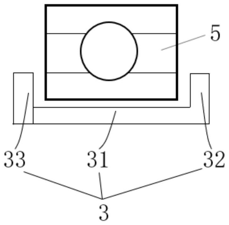 Magnetic levitation motor protection structure, magnetic levitation system and turbomachine