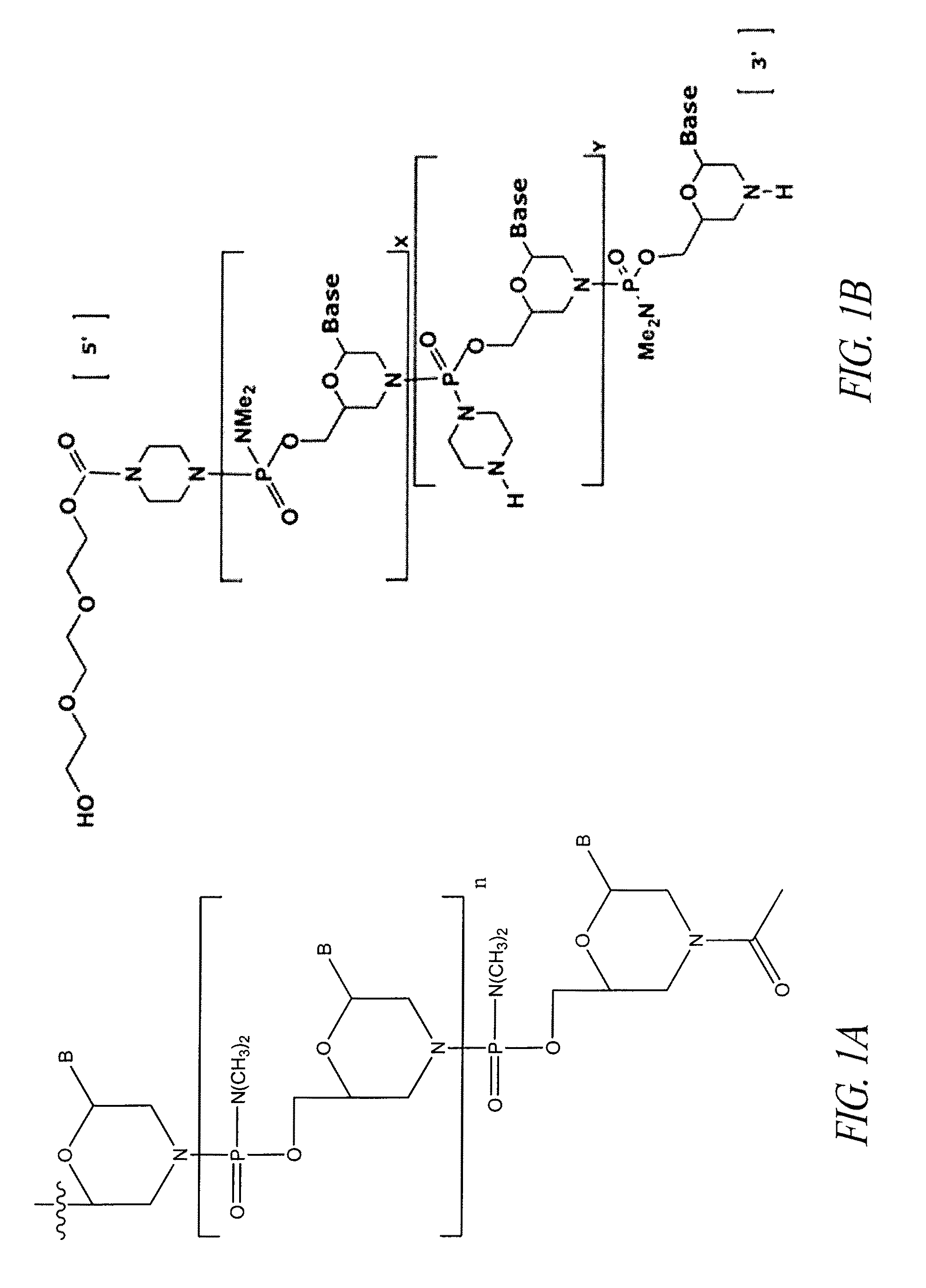 Oligonucleotide analogues having modified intersubunit linkages and/or terminal groups