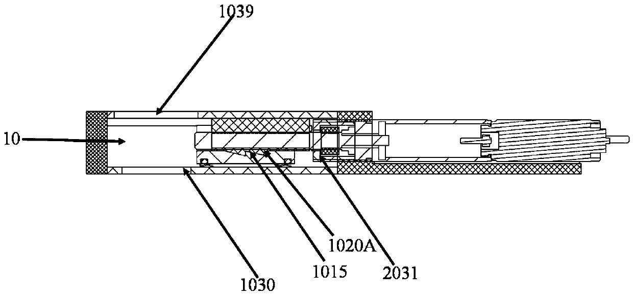 Micro gate valve device for high vacuum