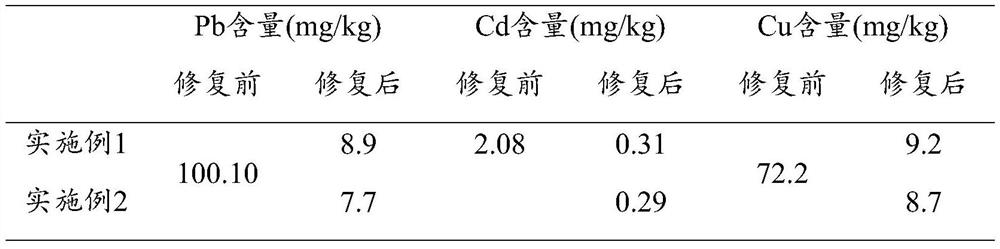 A kind of remediation method of heavy metal polluted soil