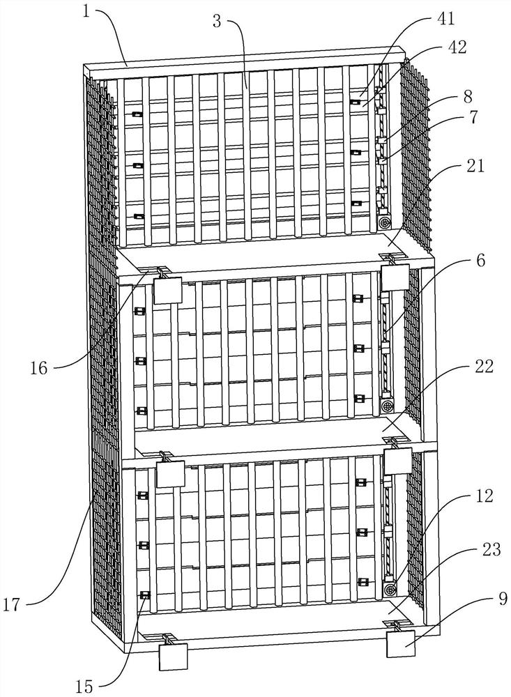 Fabricated building external hanging platform