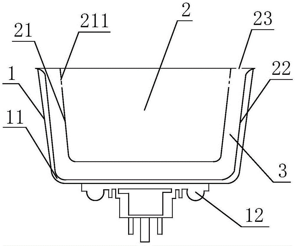 Electric cooker with bilayer inner pot