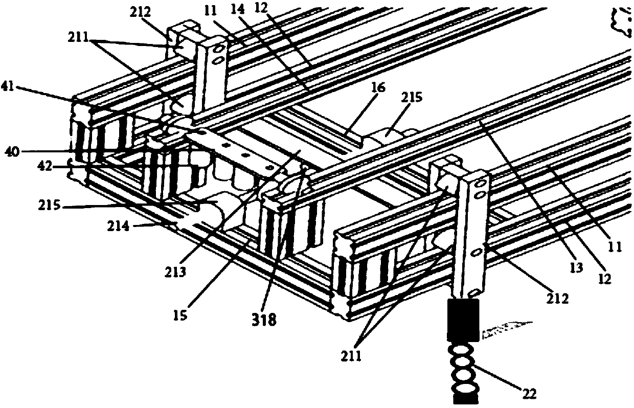 Balance adjustable material assembly hanger for soft tool