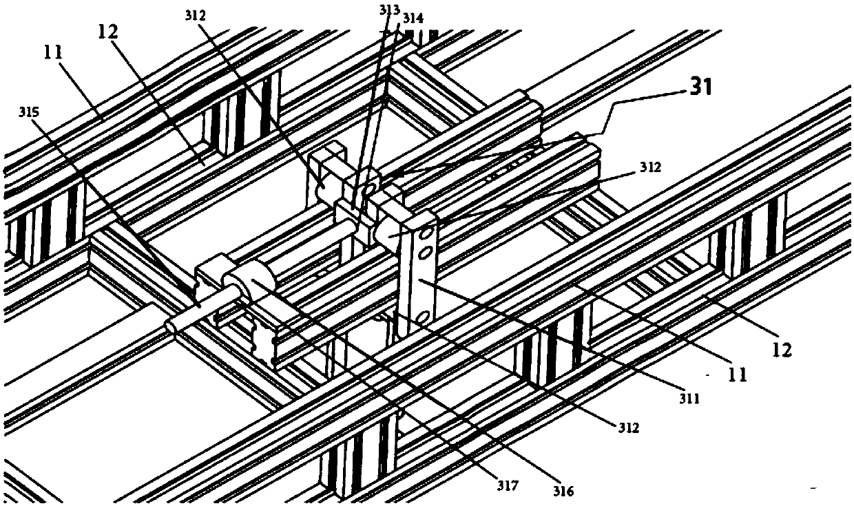 Balance adjustable material assembly hanger for soft tool