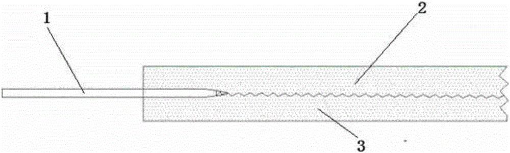 Ceramic heating tube and manufacturing process thereof