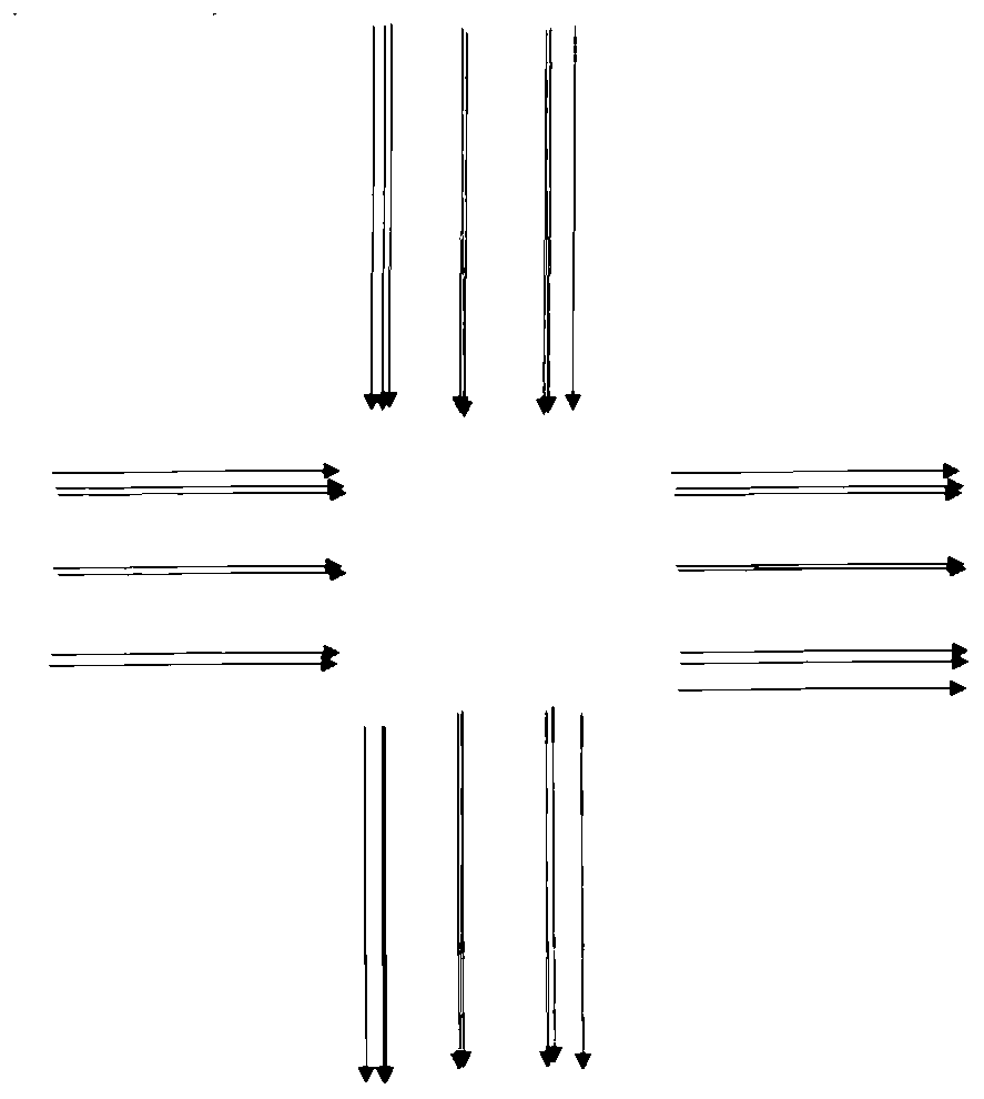 Intersection test model data automatic construction method and device