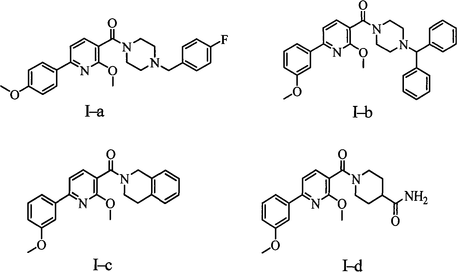 Pharmaceutical use of 6-aryl-3-substituted carbonyl pyridine compound