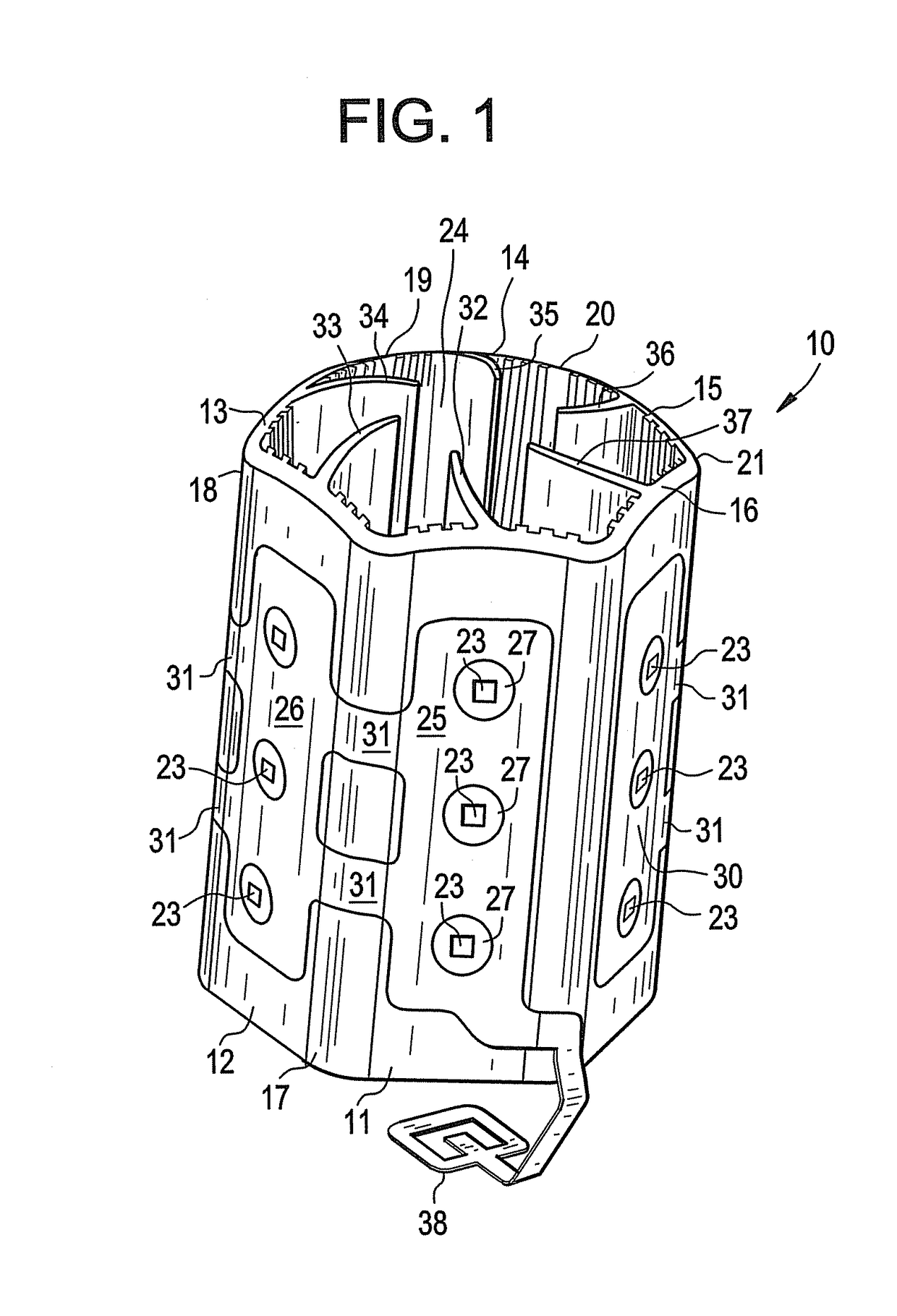 Heat sink structures, lighting elements and lamps incorporating same, and methods of making same