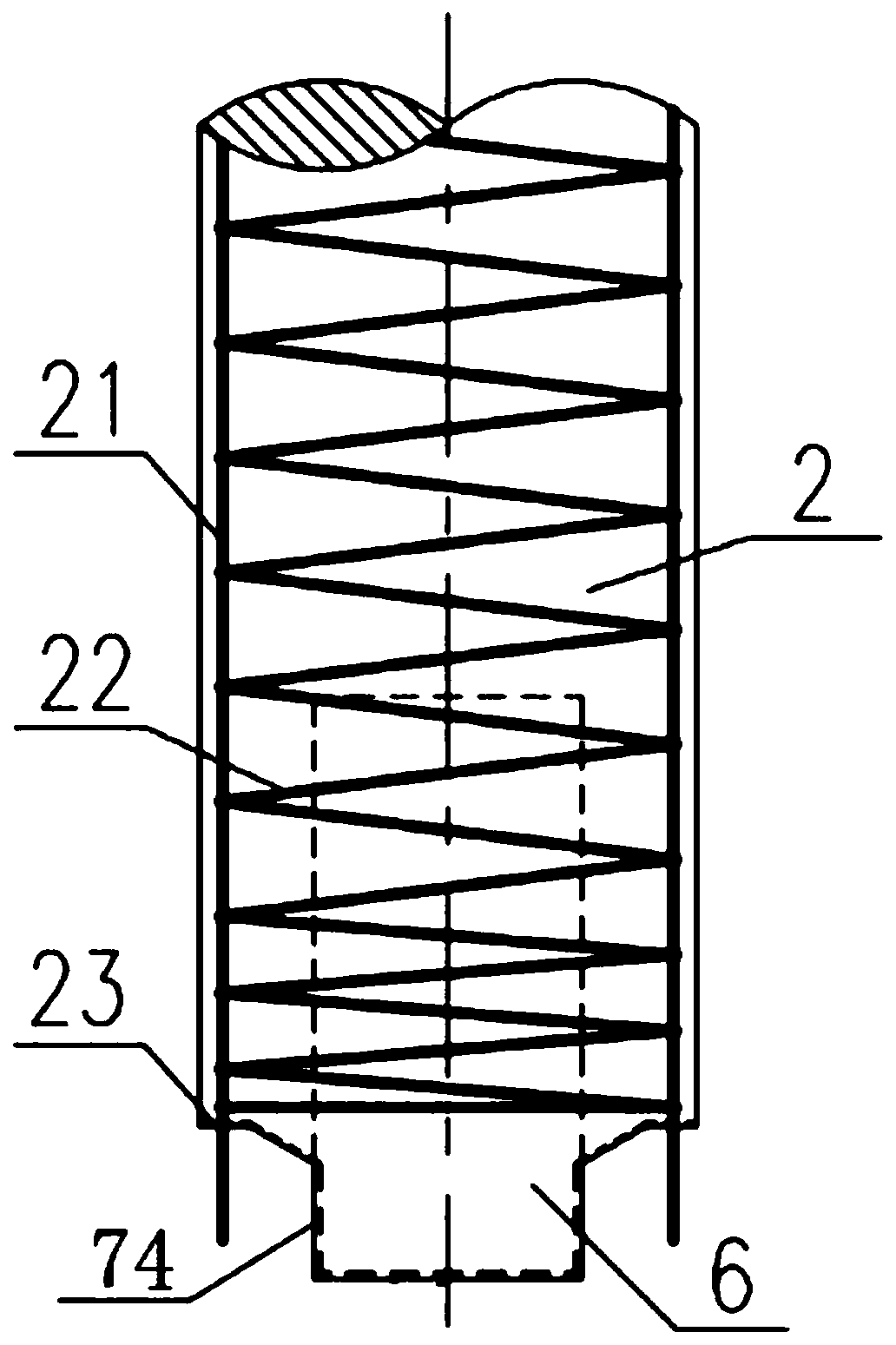 Fabricated bridge pile-column assembled structure and connecting method thereof