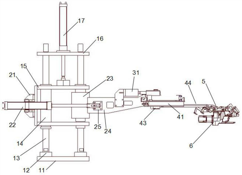 An automatic pick-up manipulator for a casting machine