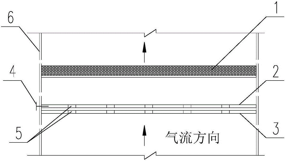 Mixing and flow-homogenizing structural body