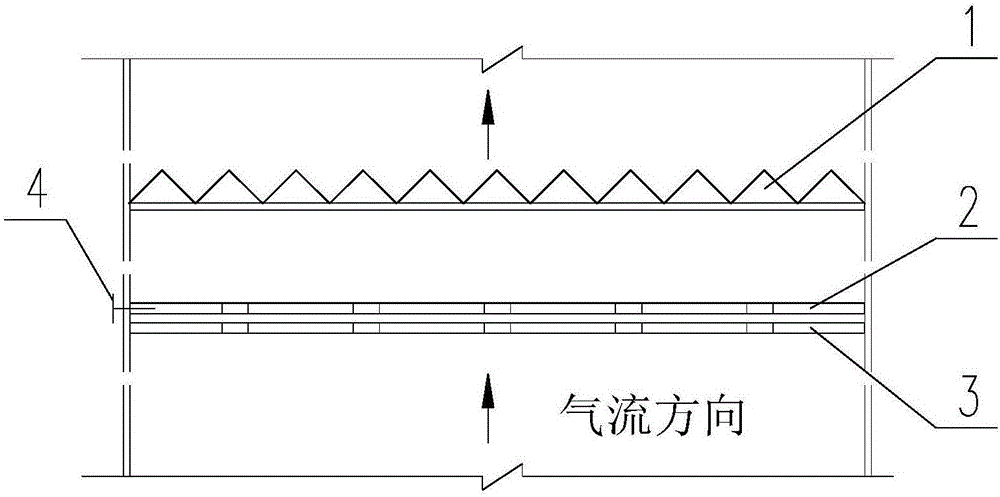 Mixing and flow-homogenizing structural body