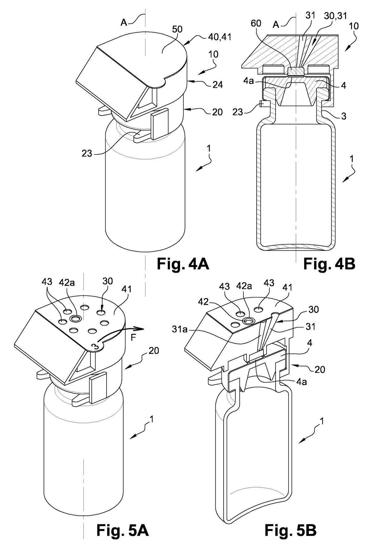 Adaptor for multidose medical container