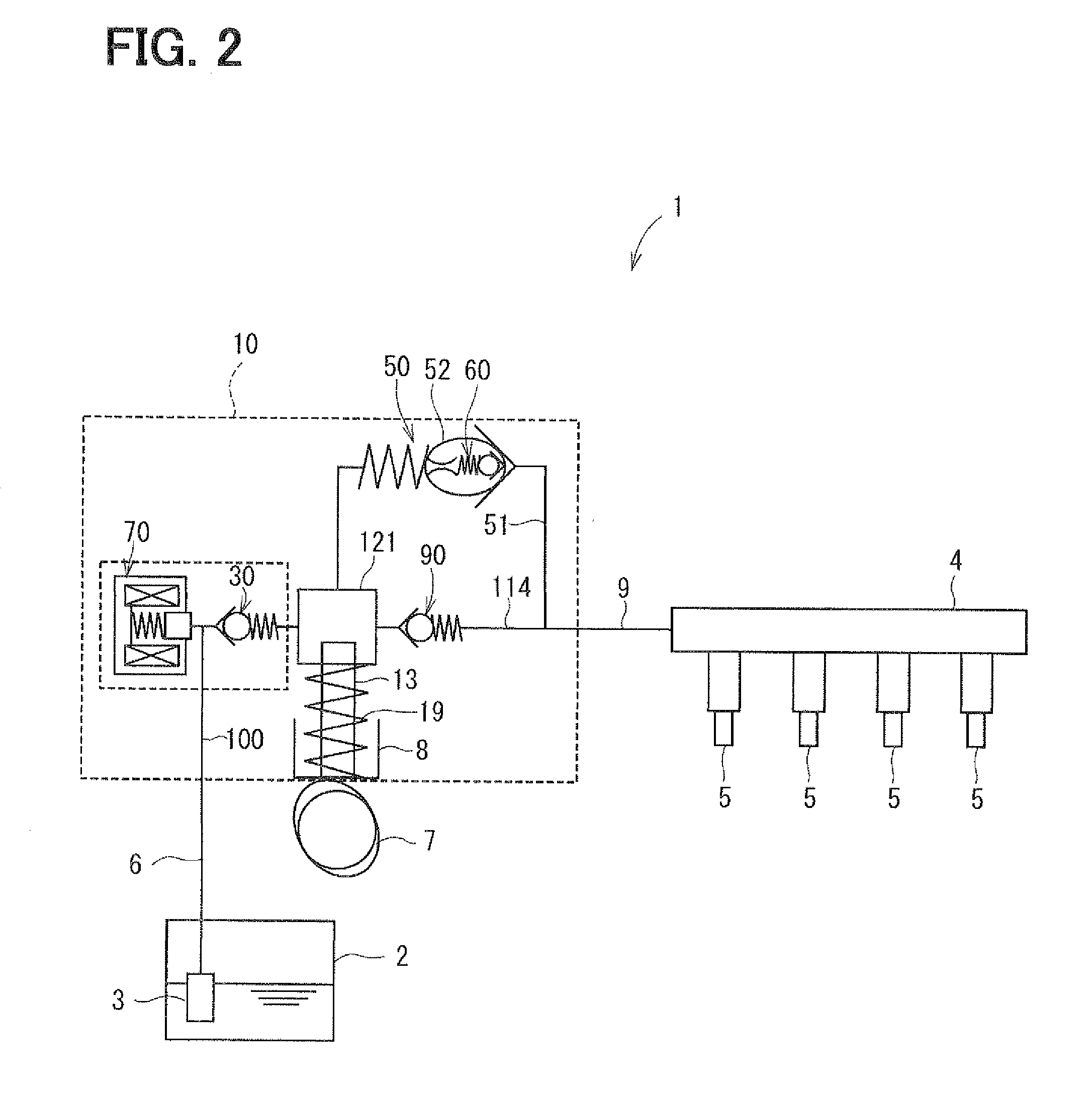 Constant-residual-pressure valve