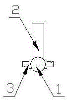 Nozzle used for printed circuit board cleaning machine