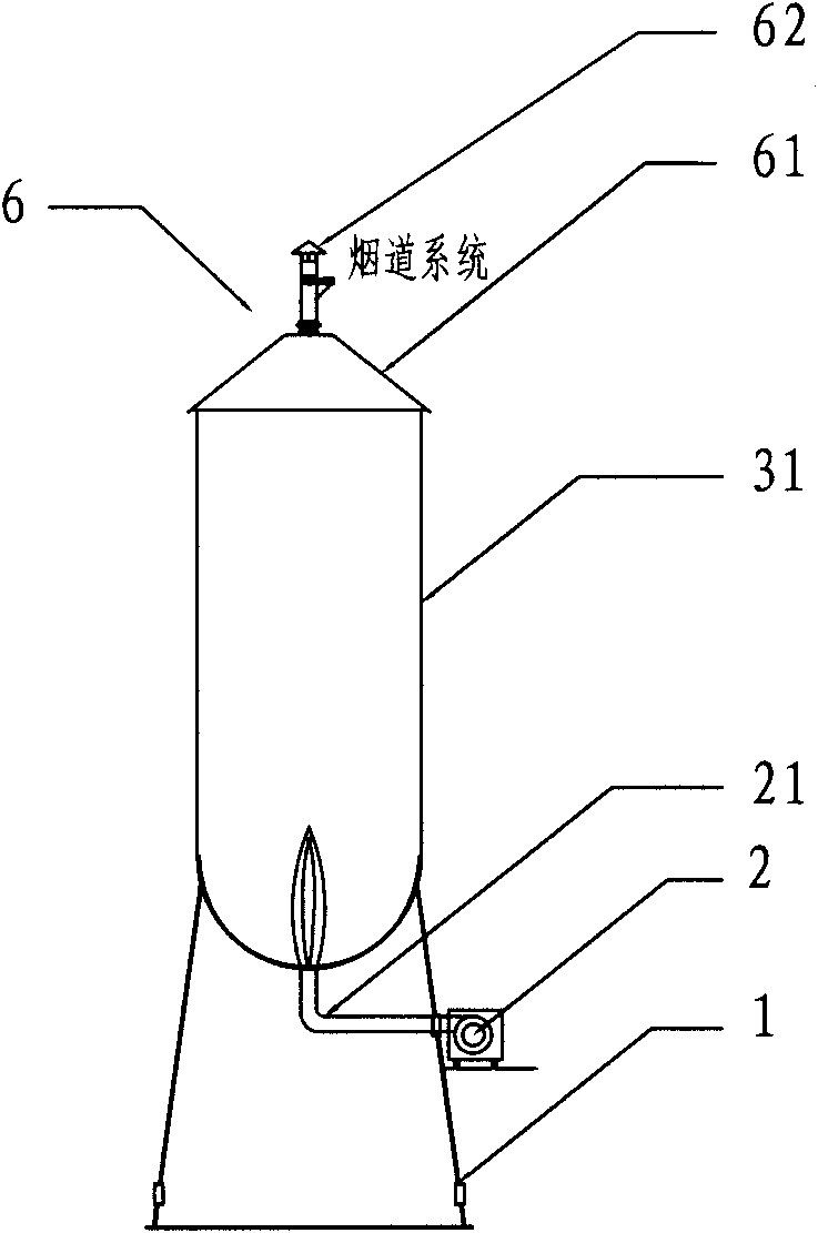 In-situ piecewise heat treatment method of large pressure container