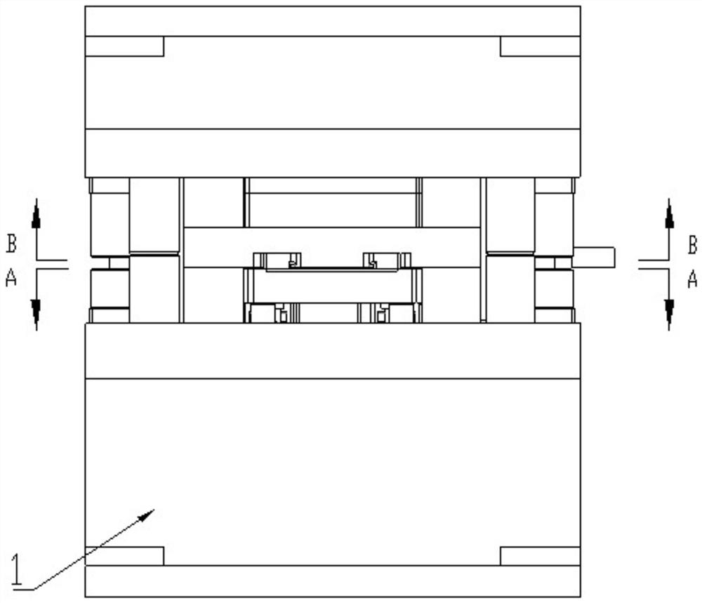 Stamping system for producing automobile seat cross beam