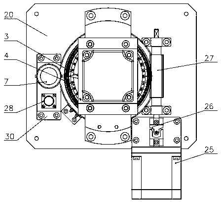 Ship model full circle swinging pushing device