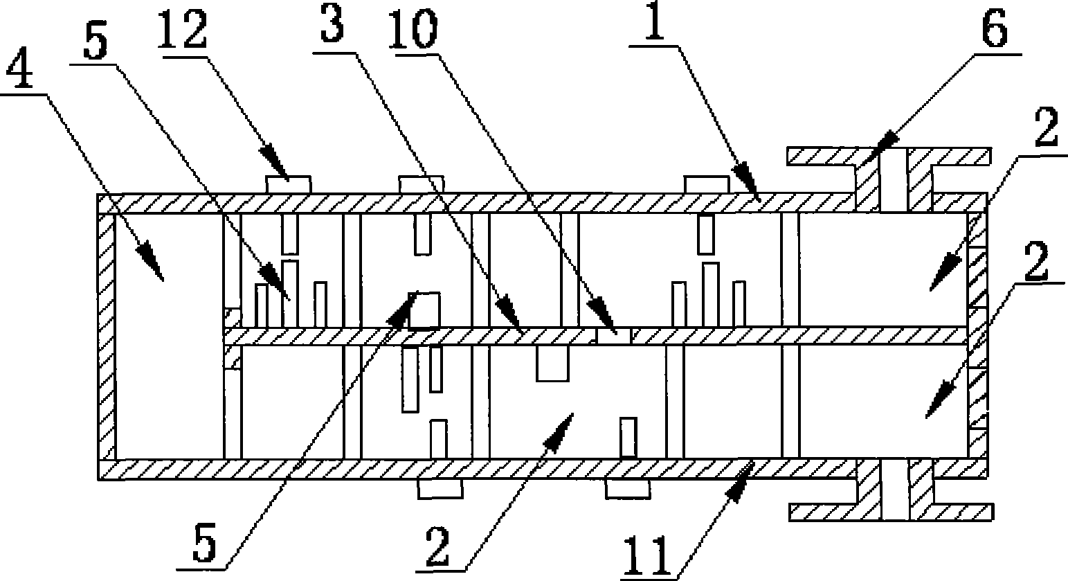 Folded waveguide filter