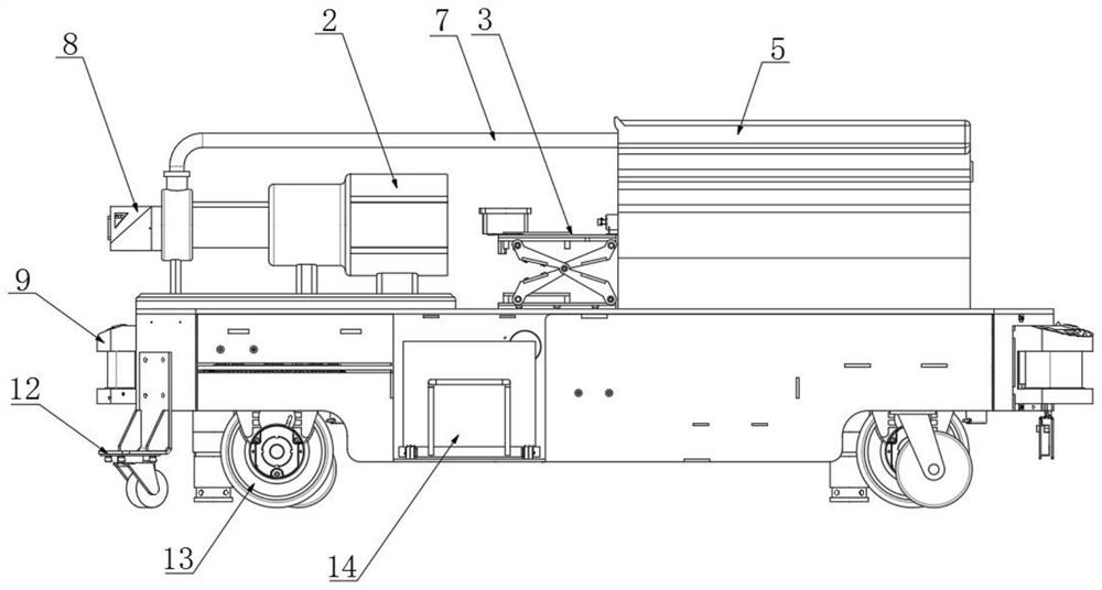 Self-running epidemic prevention and control robot