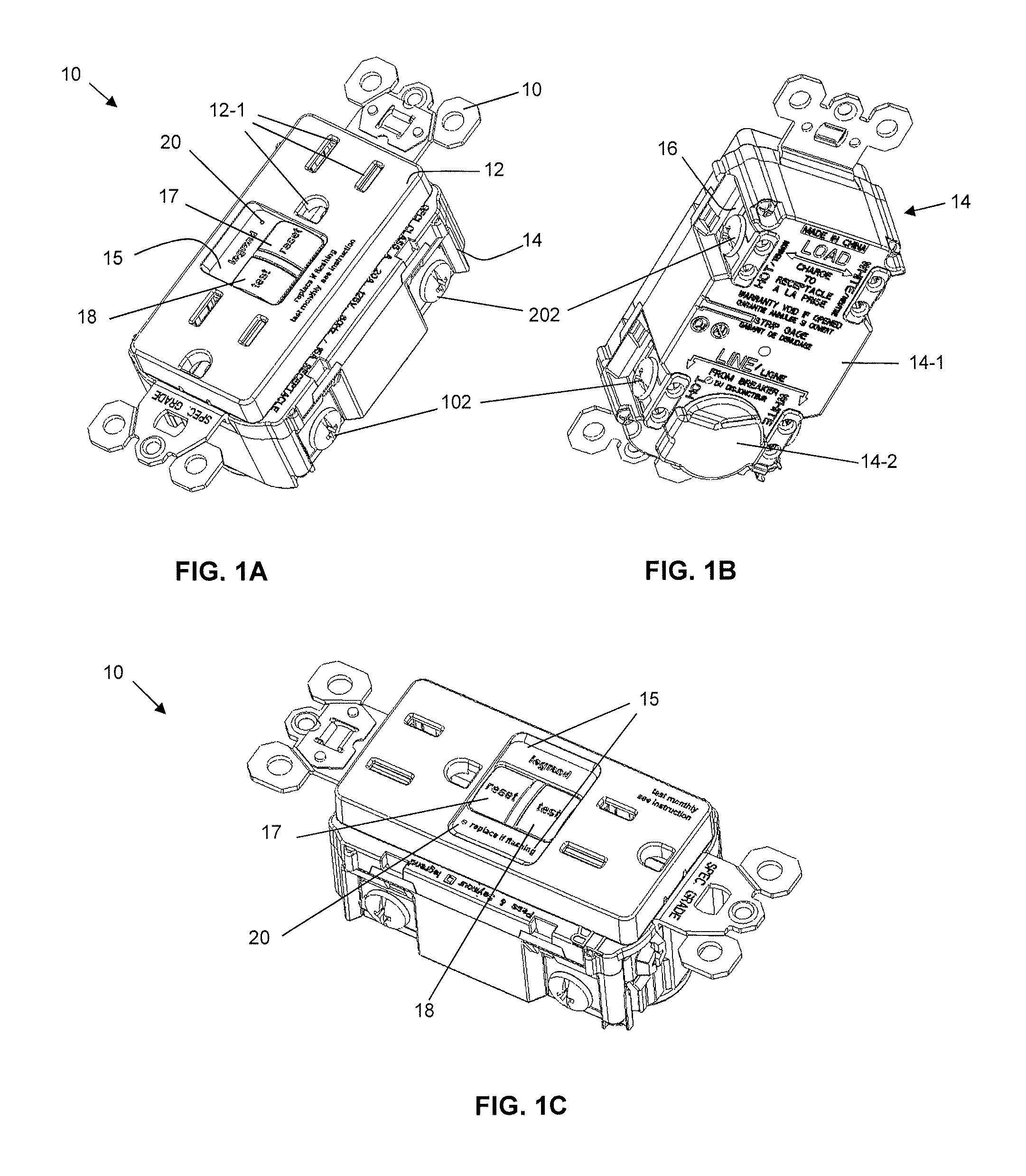 Protective wiring device