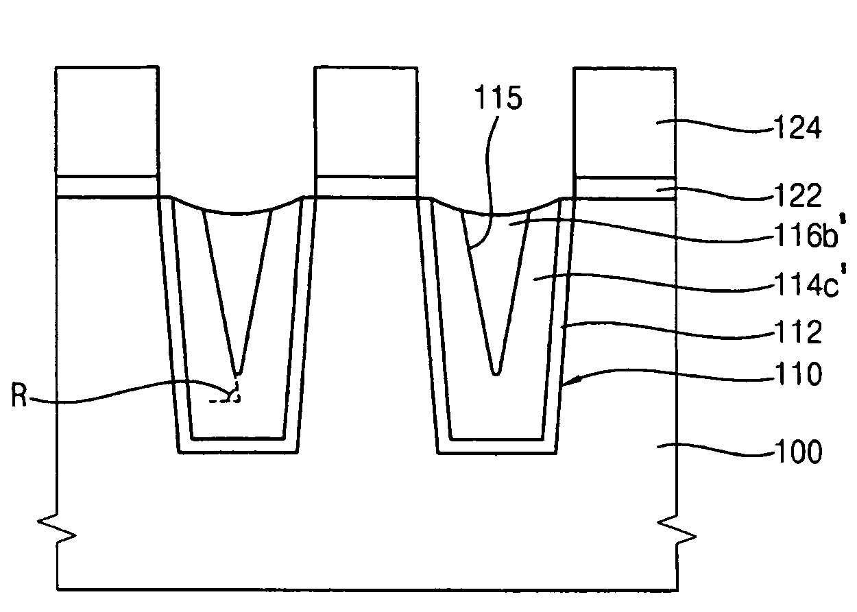Method of removing an oxide and method of filling a trench using the same