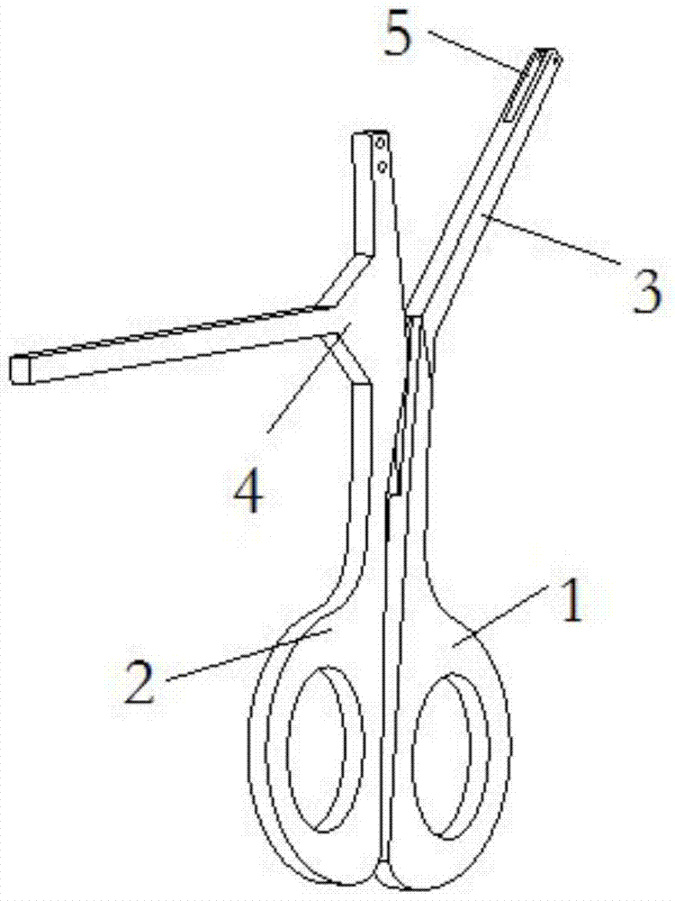 A manual cutting tomato picking device