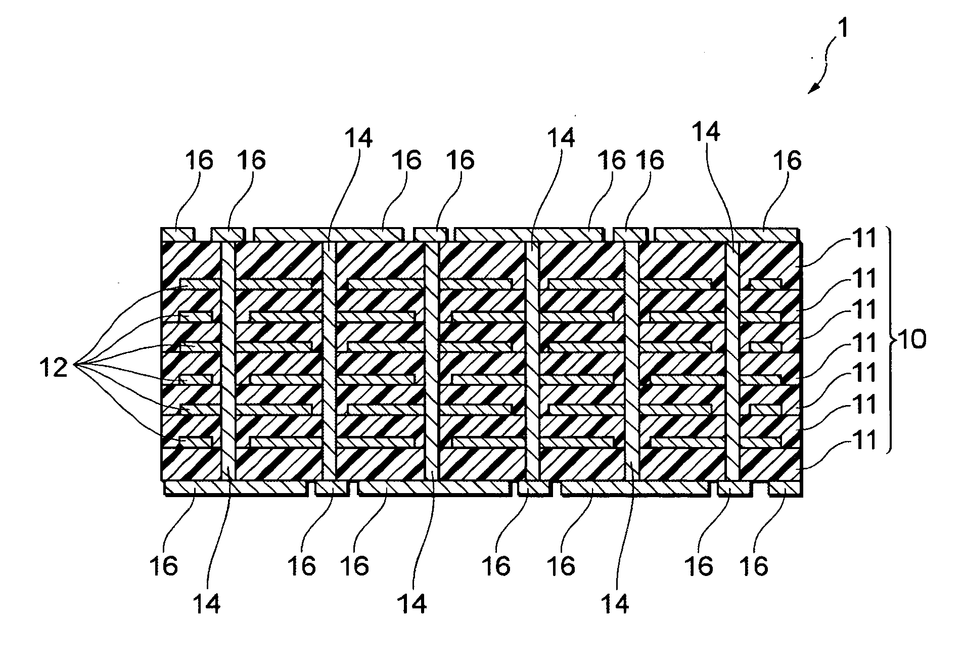 Layered ceramic electronic component and manufacturing method therefor