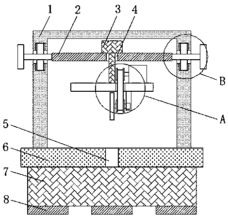 Cutting equipment for hardware machining convenient to adjust