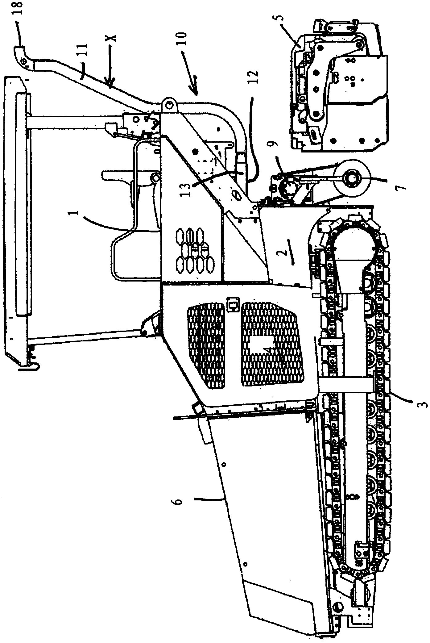 Road finishing machine