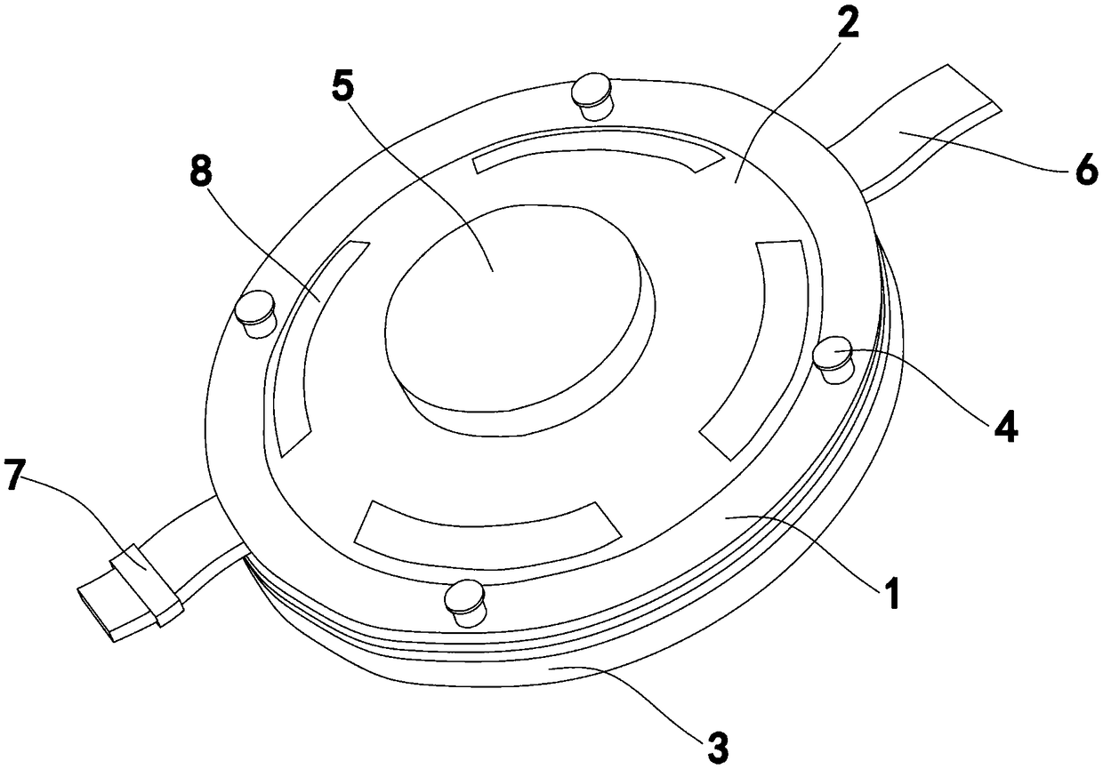 Incision recovery nursing device for general surgery department