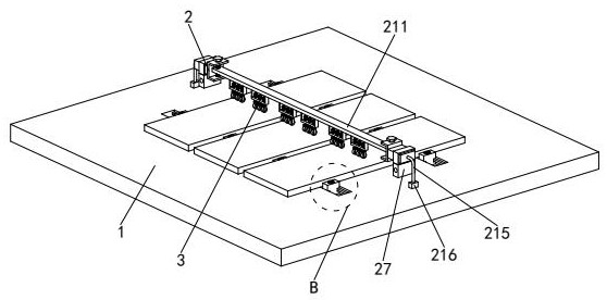 A device for detecting the flatness of wooden floor production