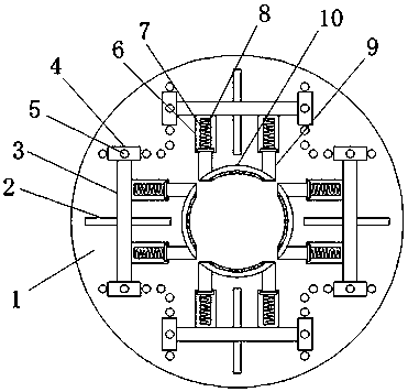 Lathe fixture used for machining pump