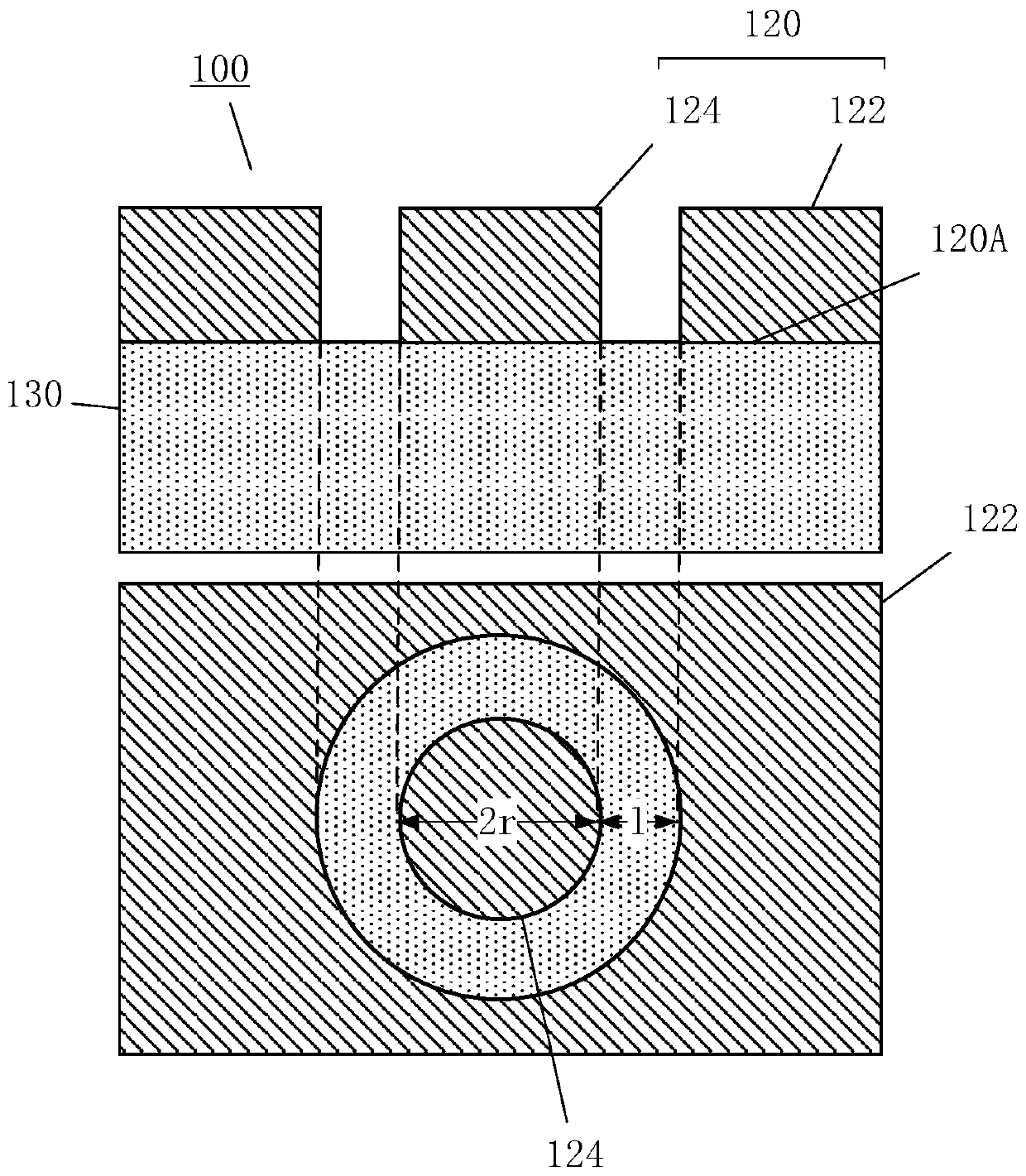 Method for manufacturing and using horizontal electrode configuration structure of nano-scale phase change memory cell