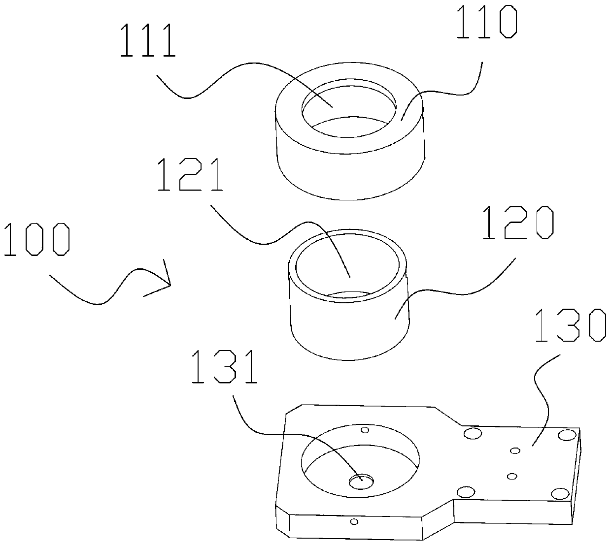 A temperature control fixture and method for testing the influence of temperature on lens focal length