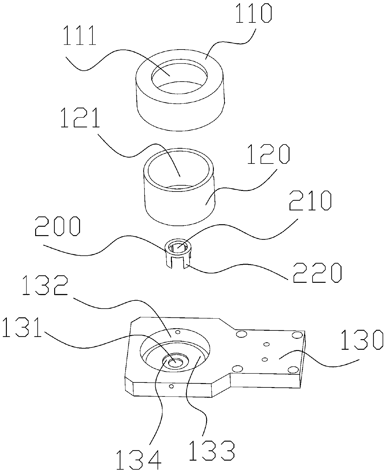 A temperature control fixture and method for testing the influence of temperature on lens focal length