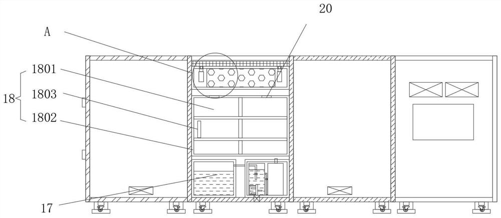 Indoor cultivation method for industrial hemp for floral leaves and seedling cultivation device of industrial hemp