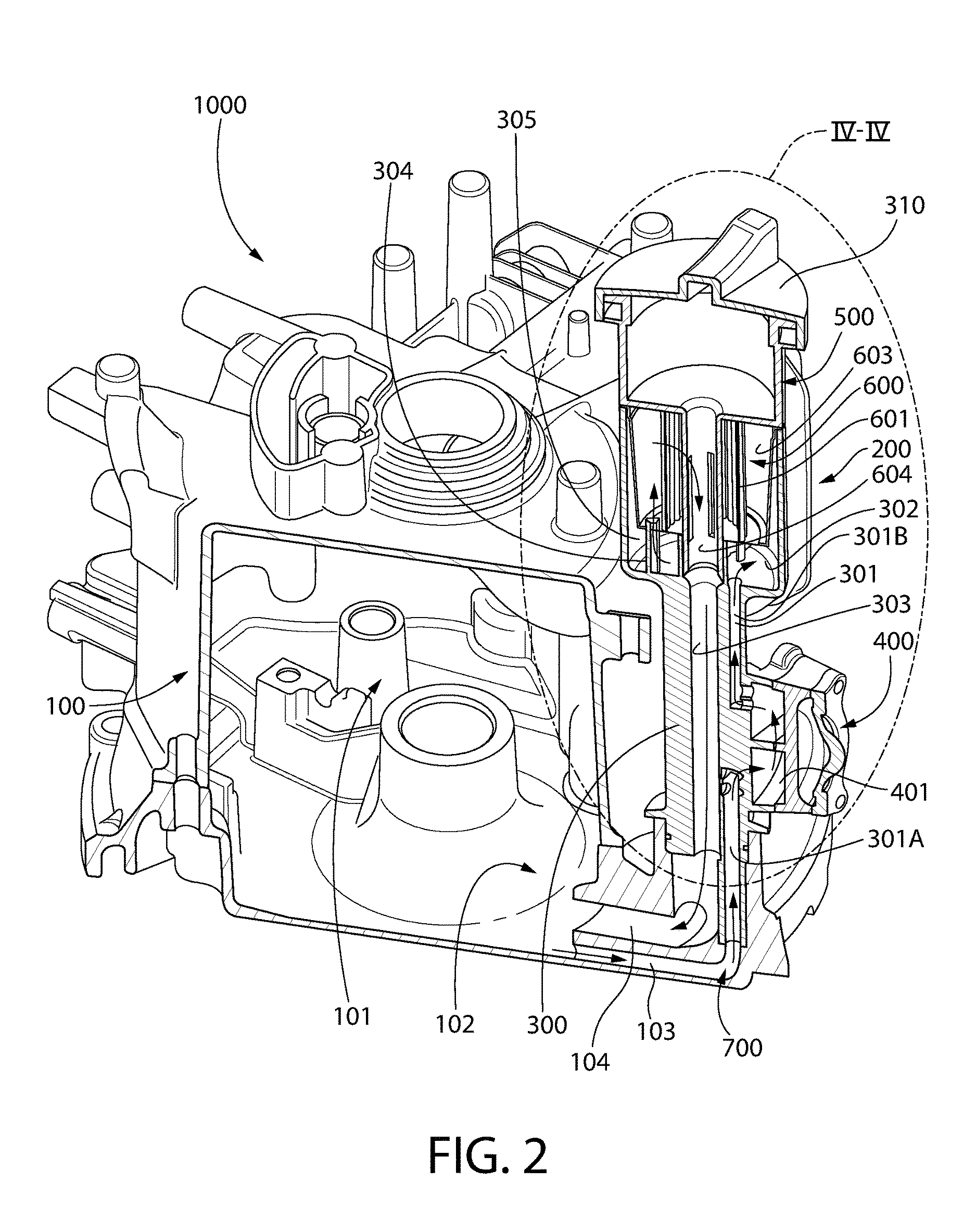 Internal combustion engine and oil treatment apparatus for use with the same