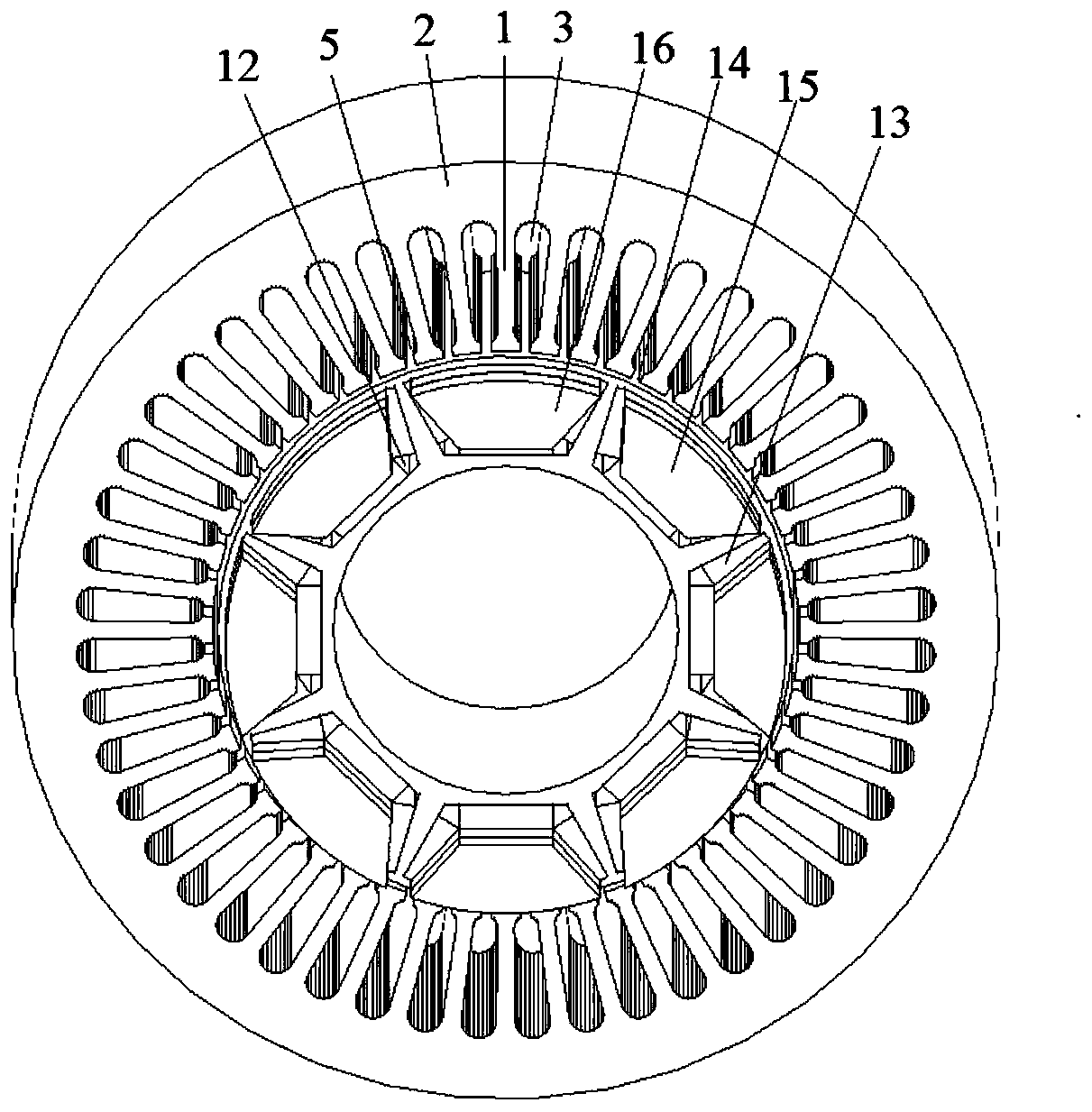 Field-weakening multi-stator six-phase permanent magnet synchronous drive motor, electric vehicle and method thereof