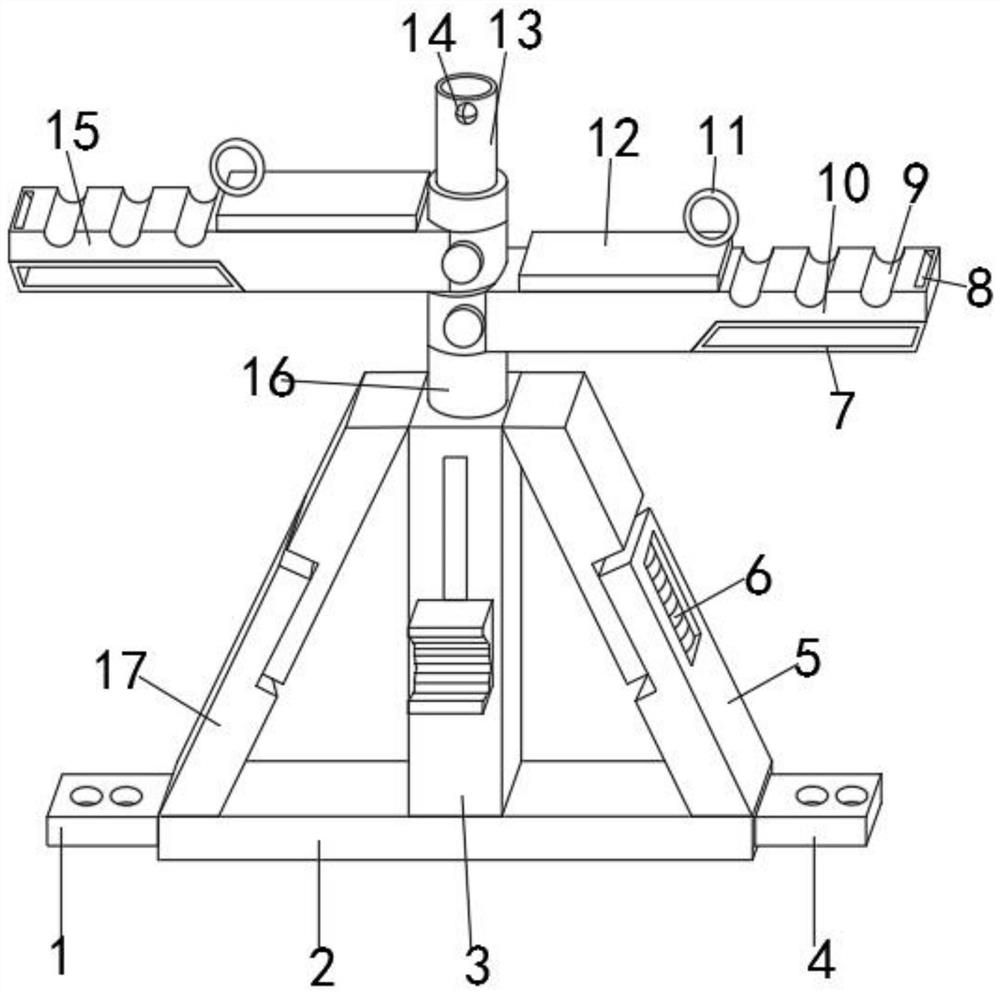 A seismic support and hanger based on direction adjustment